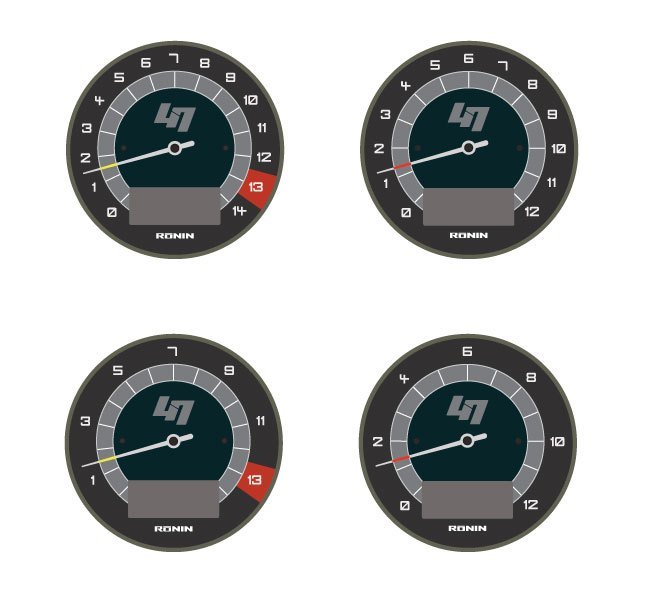 Unused Ronin gauge face concept