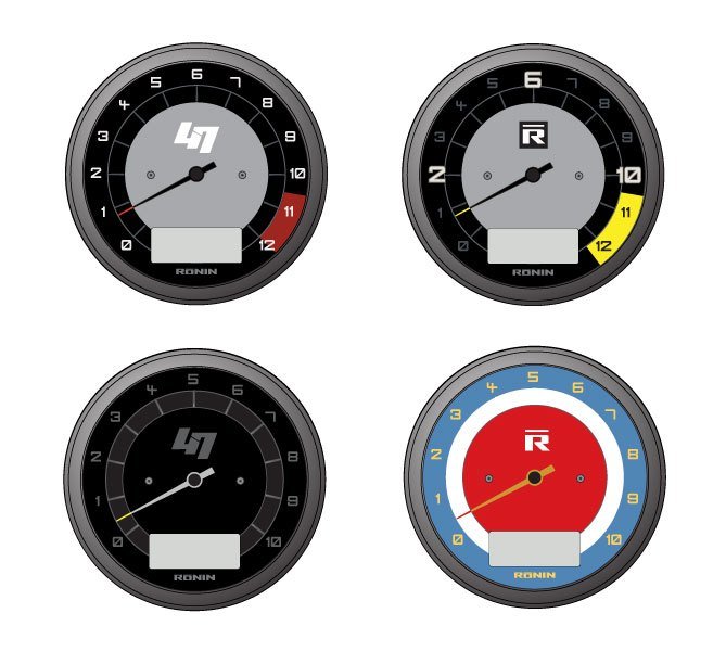 Unused Ronin gauge face concept