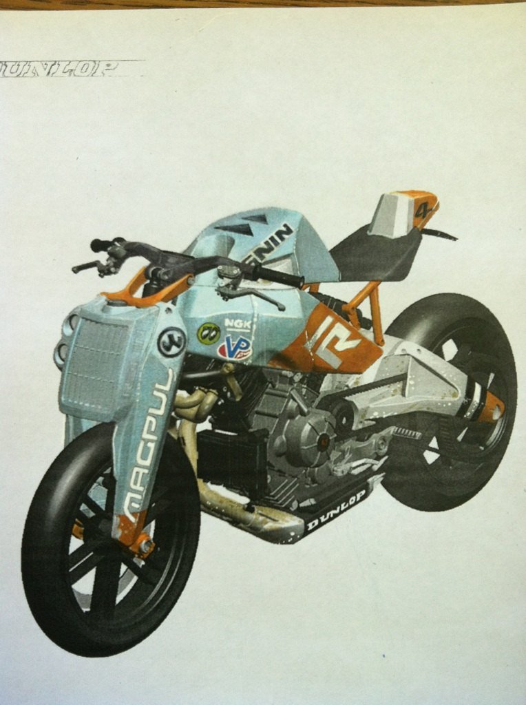 Powder-blue and orange Ronin paint concept with Magpul branding