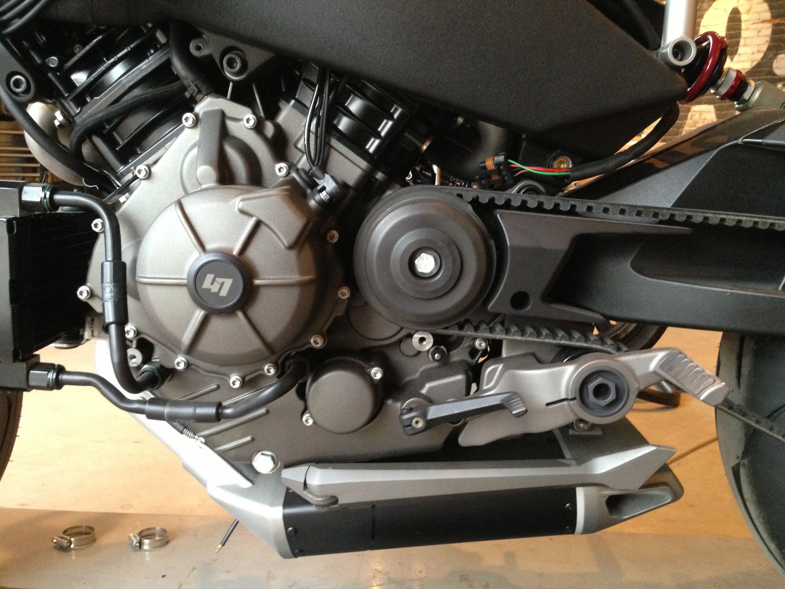 Left engine